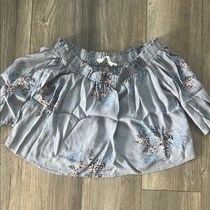 Astr the Label Floral Off-Shoulder Top